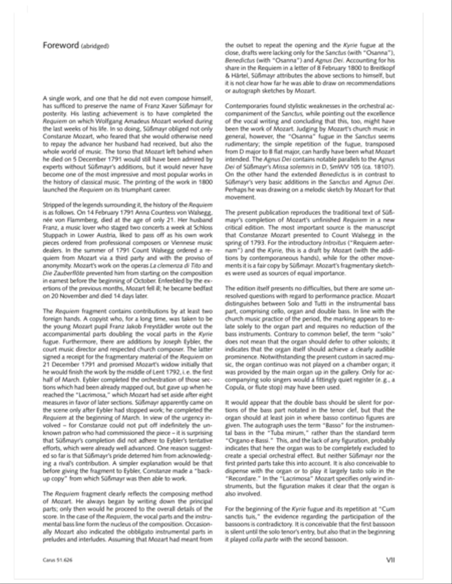Missa longa in C major (Missa longa in C) 4-Part scores gallery preview page 8