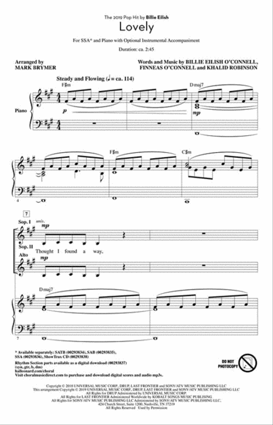 Lovely SSA scores gallery preview page 2