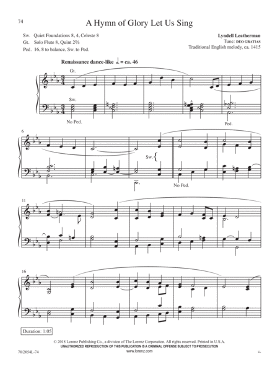 Seasons of Grace Seasons of Grace Organ Solo scores gallery preview page 14