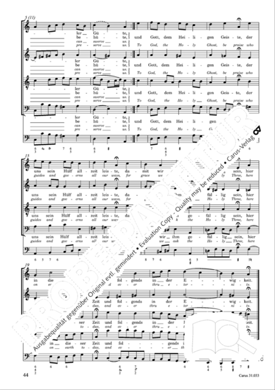 Lord Jesus Christ, in thee alone (Allein zu dir, Herr Jesu Christ) ATB scores gallery preview page 45