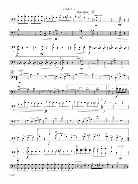 Fiddle-Faddle for Soloist and Full Orchestra: Cello