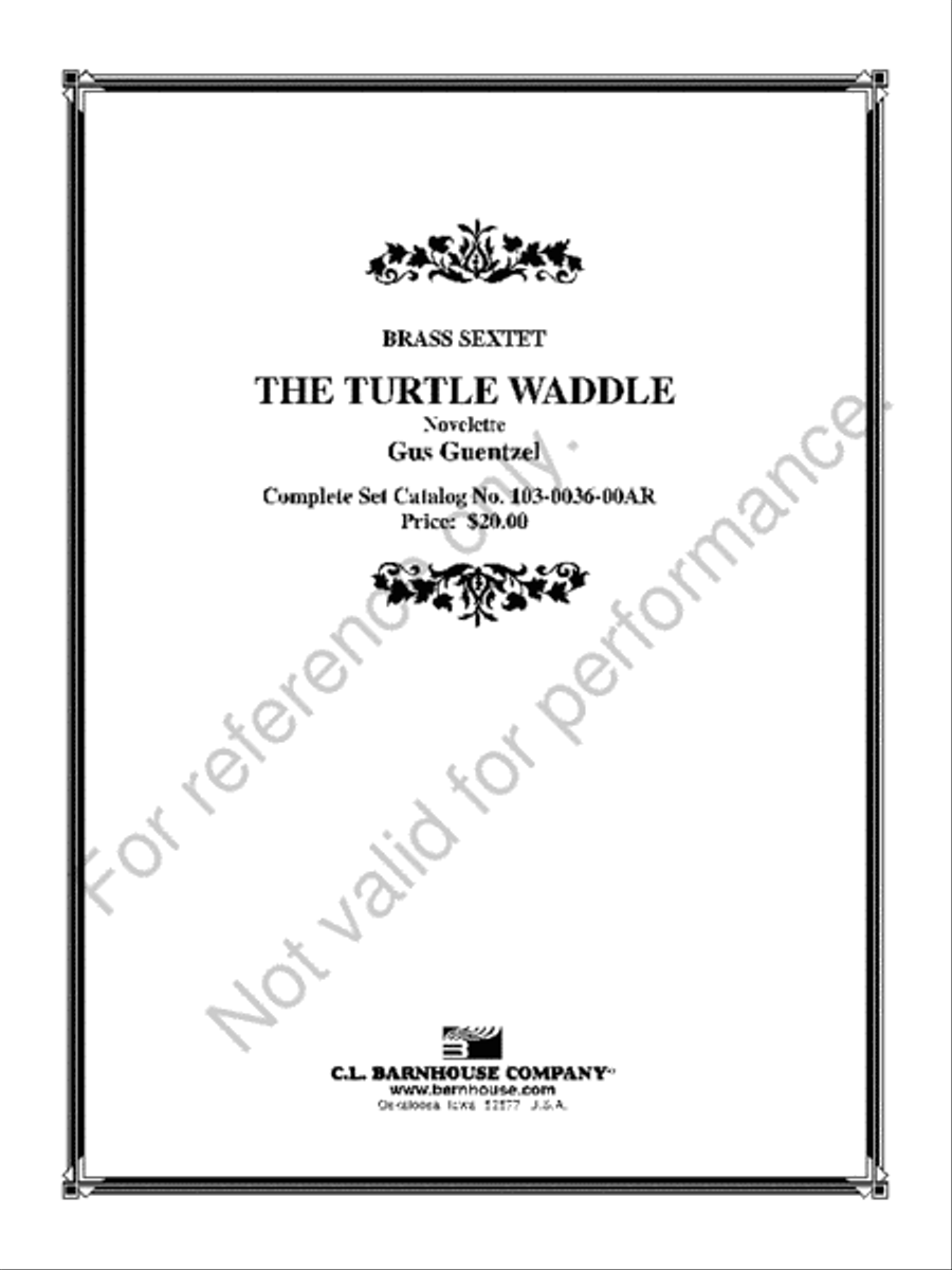 The Turtle Waddle Chamber Music scores gallery preview page 2