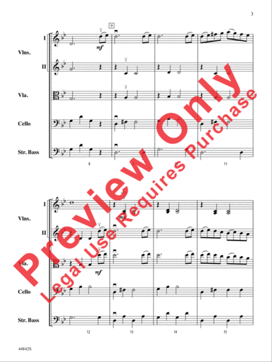 Russian Fantasy String Orchestra scores gallery preview page 16