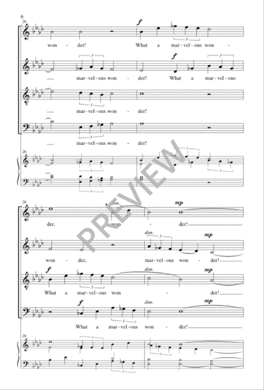 The One Who Clothes Himself with Light 4-Part scores gallery preview page 7