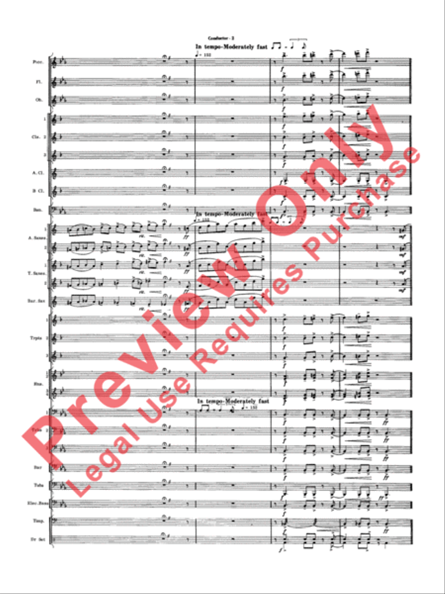 Five to Go Five to Go Concert Band scores gallery preview page 4