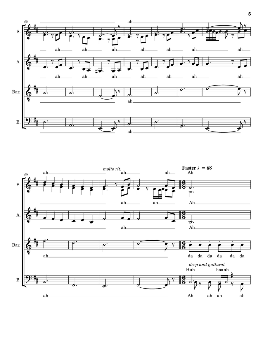 Dragonborn (Skyrim Theme) Divisi scores gallery preview page 5