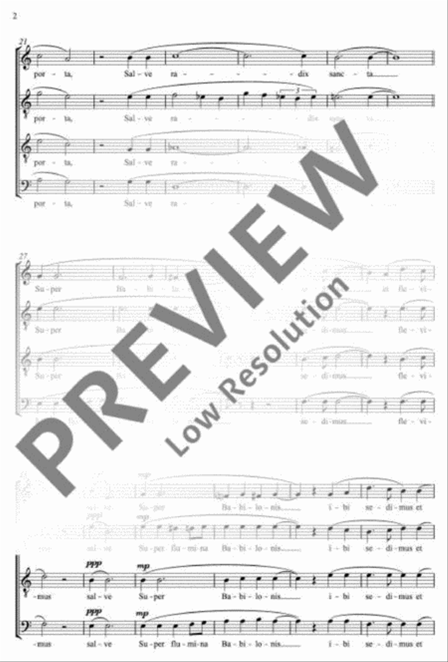Super Flumina A Cappella scores gallery preview page 7