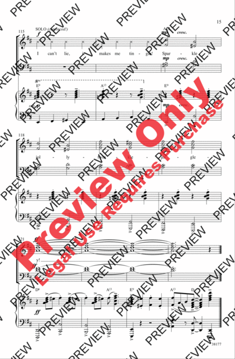 Sparklejollytwinklejingley 4-Part scores gallery preview page 15