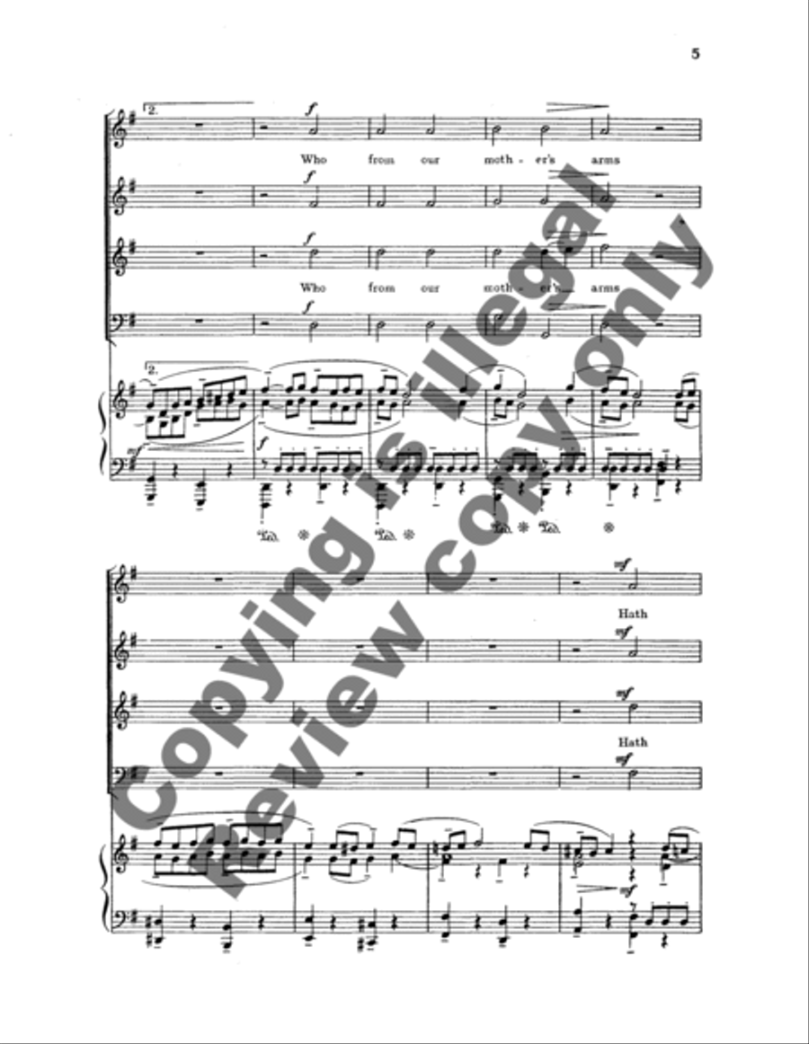 Now Thank We All Our God Now Thank We All Our God 4-Part scores gallery preview page 8