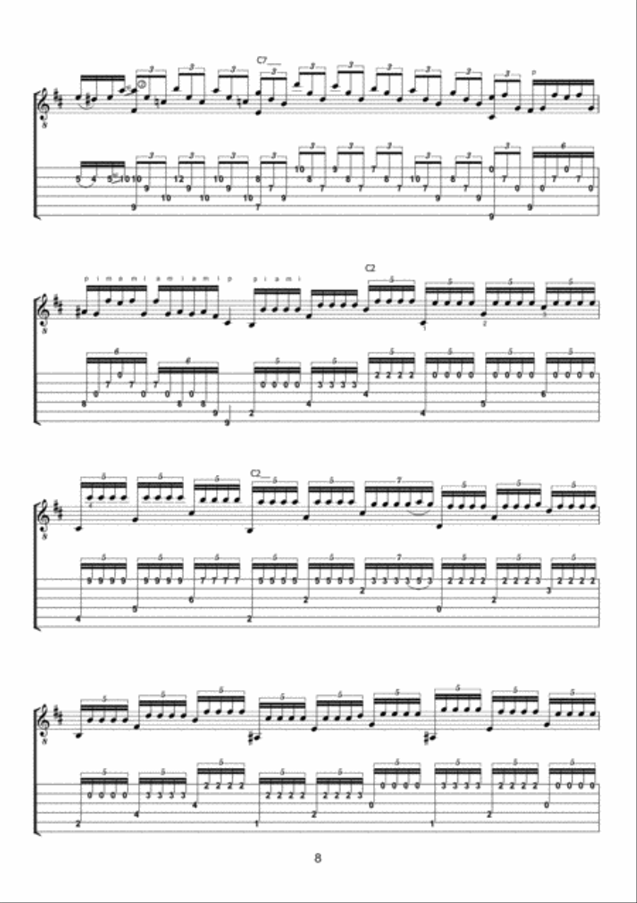 Manuel (Taranta) from 'Suite de Flamenco' for Guitar Solo Classical Guitar scores gallery preview page 3