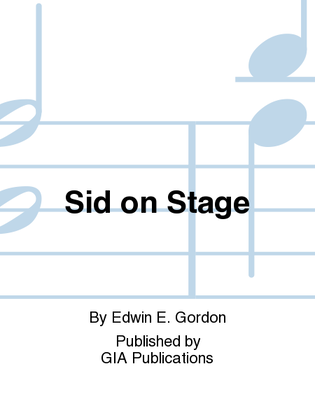 Sid on Stage