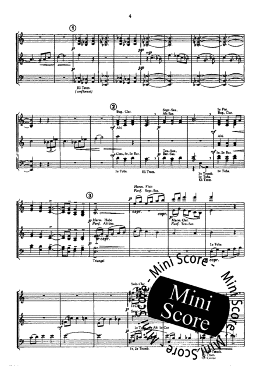 Capricieuse Recreaties Concert Band scores gallery preview page 6