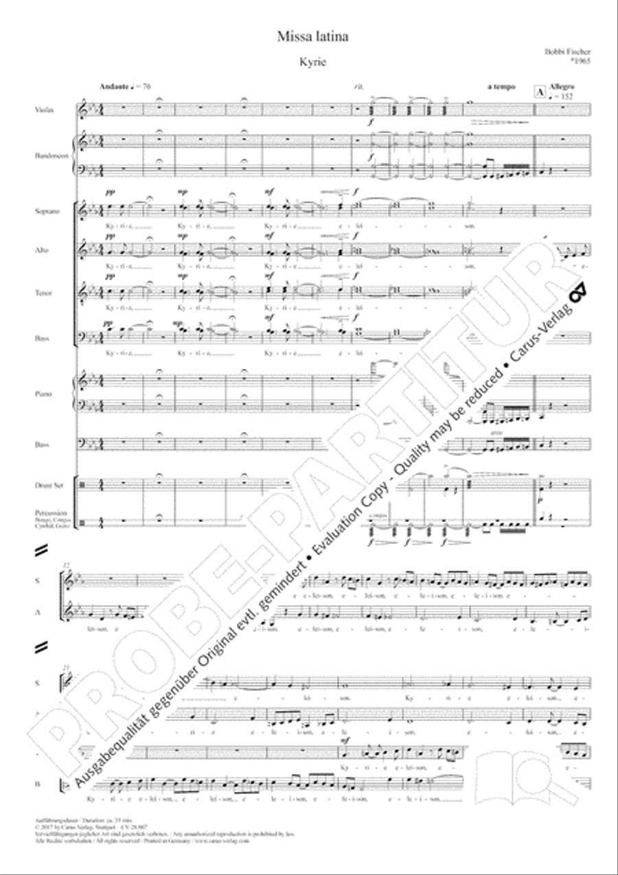 Missa latina 4-Part scores gallery preview page 4