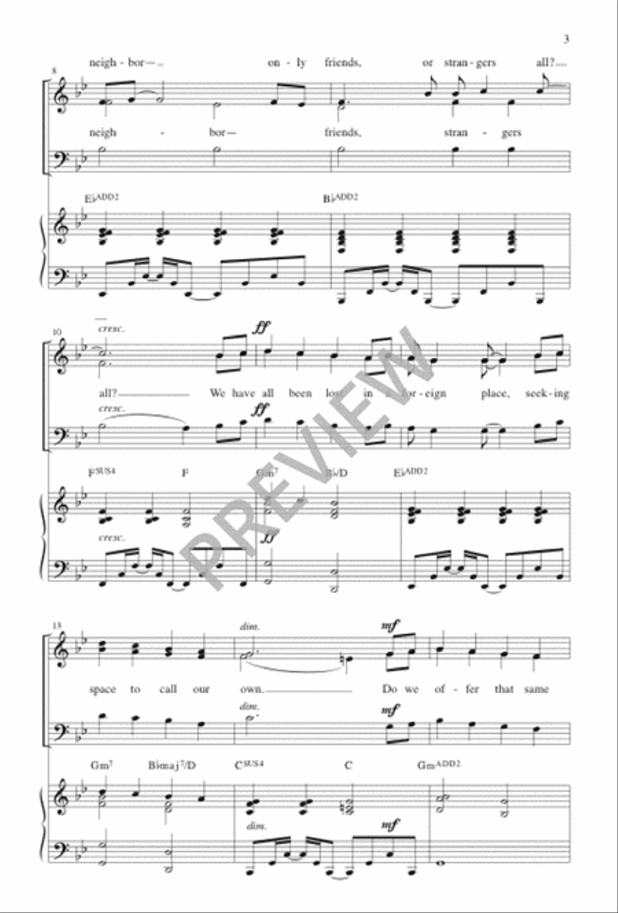 If Christ Is Lord of All 3-Part scores gallery preview page 4