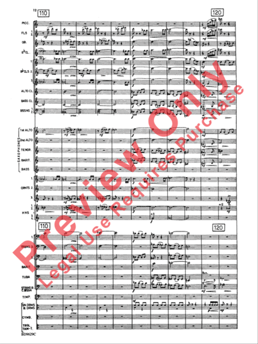 Fantasia for Band Fantasia for Band Concert Band scores gallery preview page 15