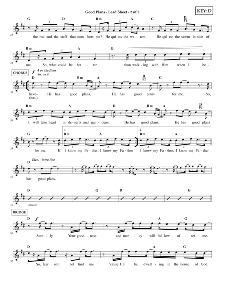 Good Plans Piano scores gallery preview page 2