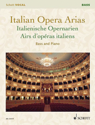 Book cover for Italian Opera Arias
