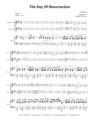 The Day Of Resurrection (Duet for Soprano and Tenor Saxophone - Piano accompaniment)