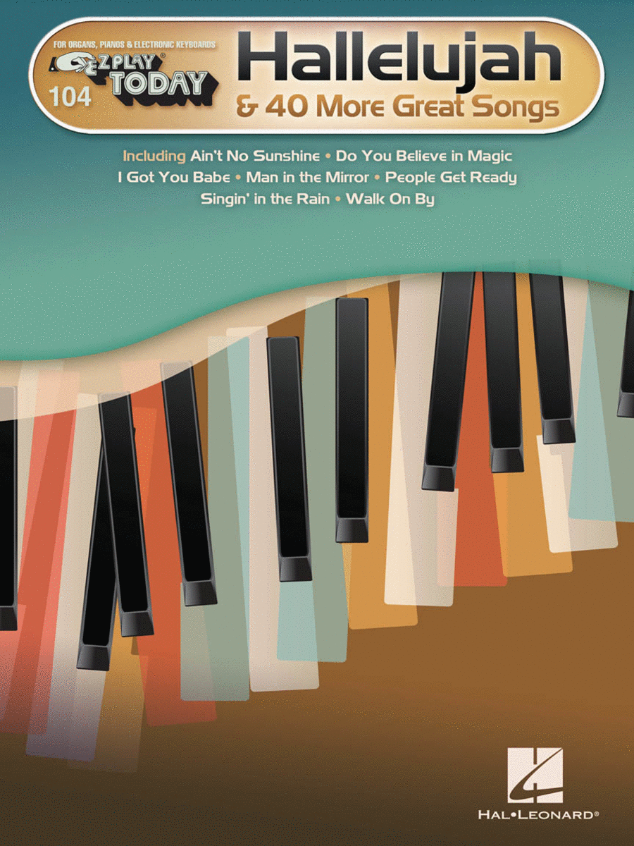 Hallelujah & 40 More Great Songs Electronic Keyboard scores gallery preview page 1