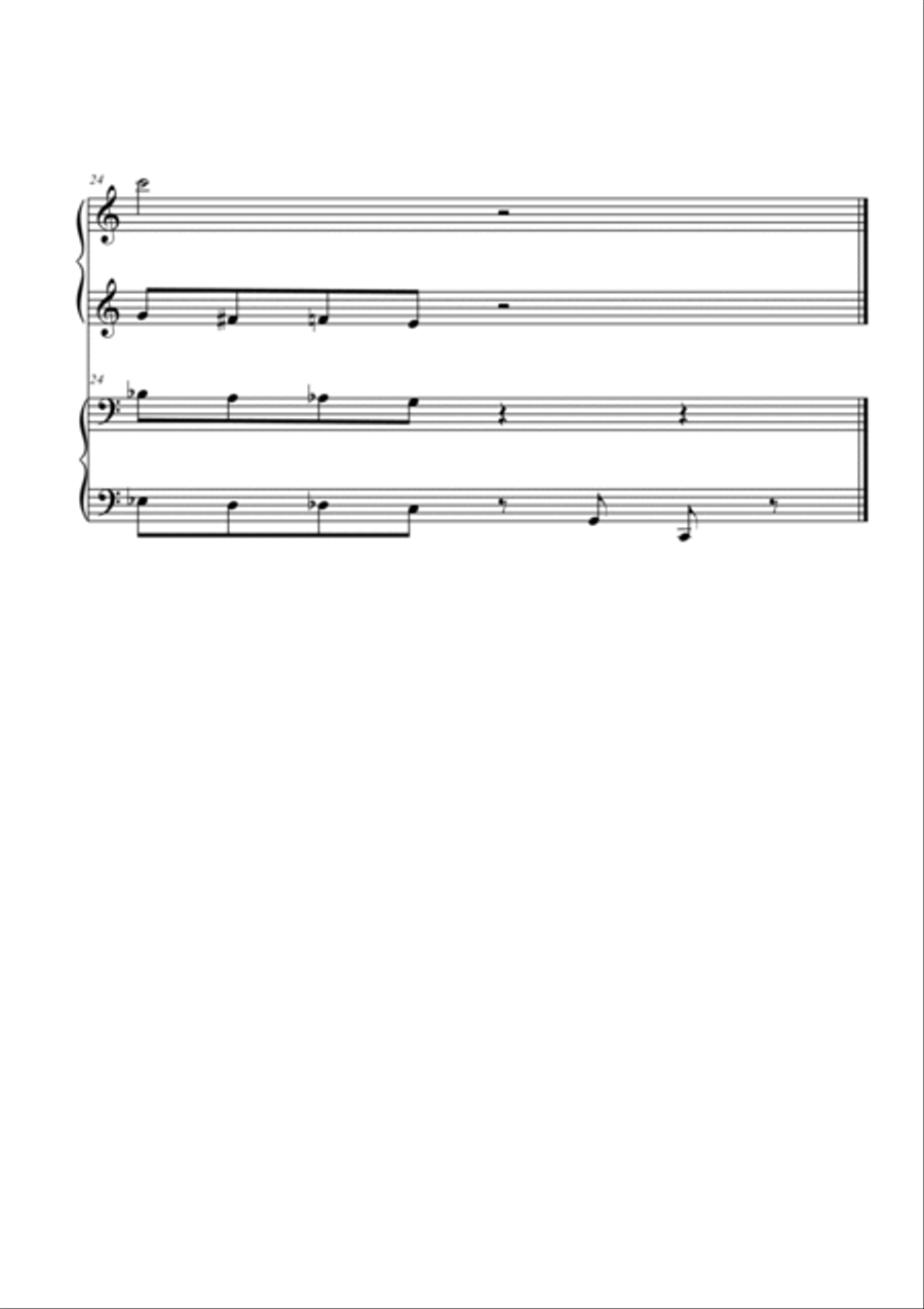 Cha Cha piano 4 hands Piano Duet scores gallery preview page 4