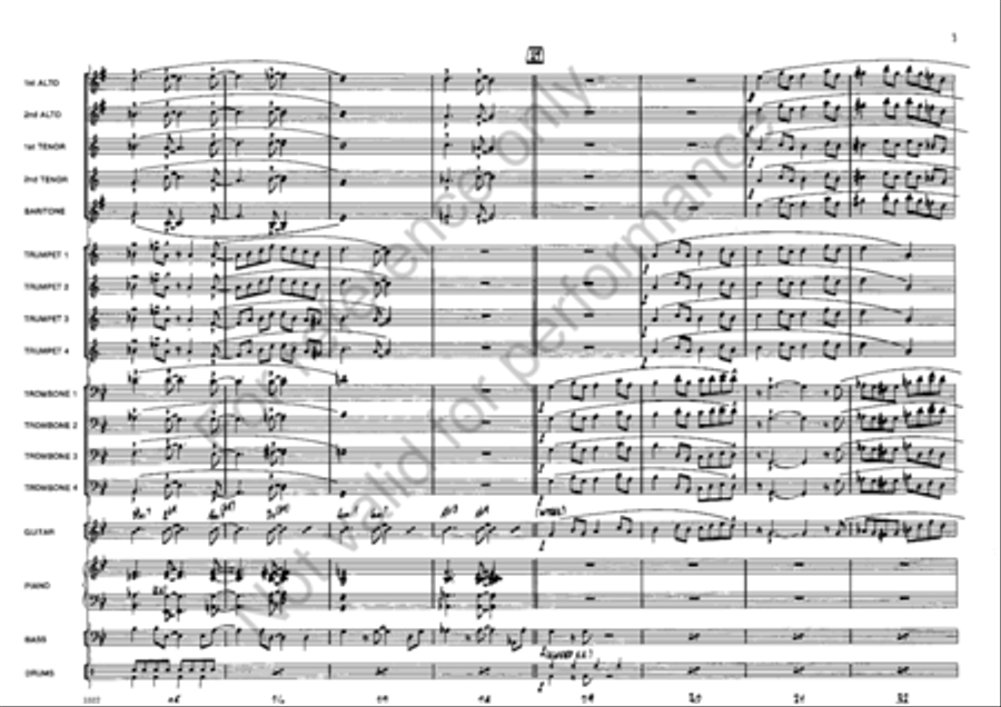 Raw Emotion Raw Emotion Jazz Ensemble scores gallery preview page 5