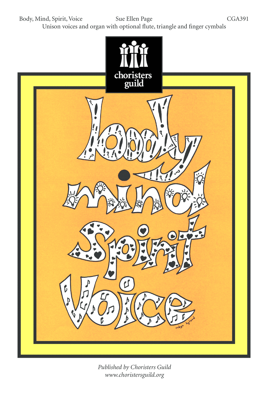 Body, Mind, Spirit, Voice Unison Choir scores gallery preview page 1