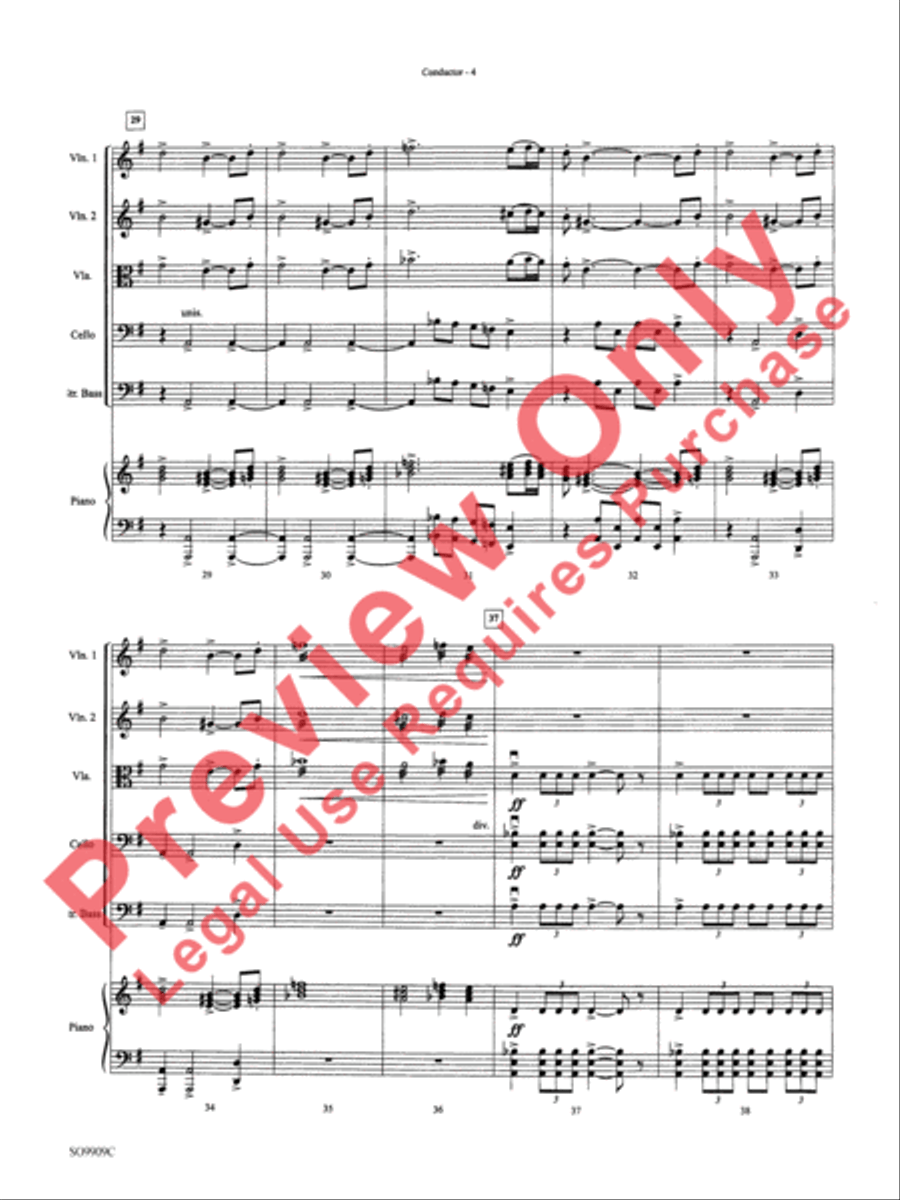 Star Wars (Main Theme) String Orchestra scores gallery preview page 7