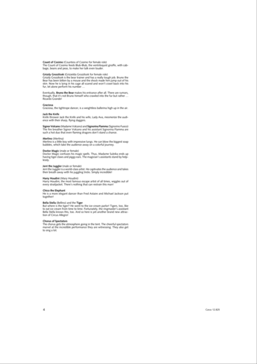 Circus Allegro Circus Allegro Choir scores gallery preview page 5