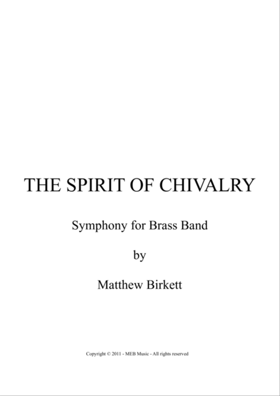 Book cover for The Spirit of Chivalry