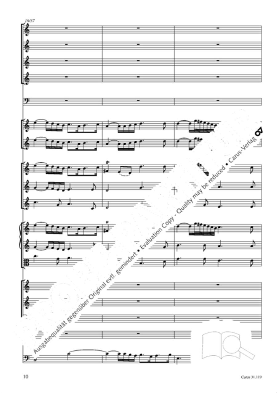 Praise the Lord, O Jerusalem (Preise, Jerusalem, den Herrn) 4-Part scores gallery preview page 11