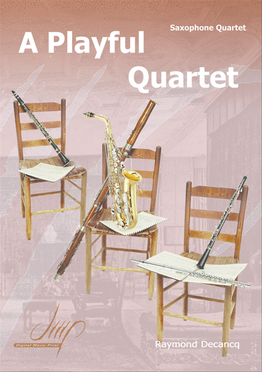 A Playful Quartet Saxophone Quartet scores gallery preview page 1