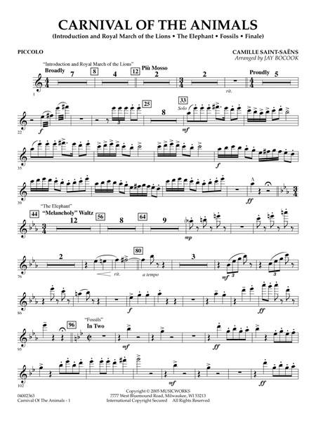 Carnival of the Animals (arr. Jay Bocook) - Piccolo