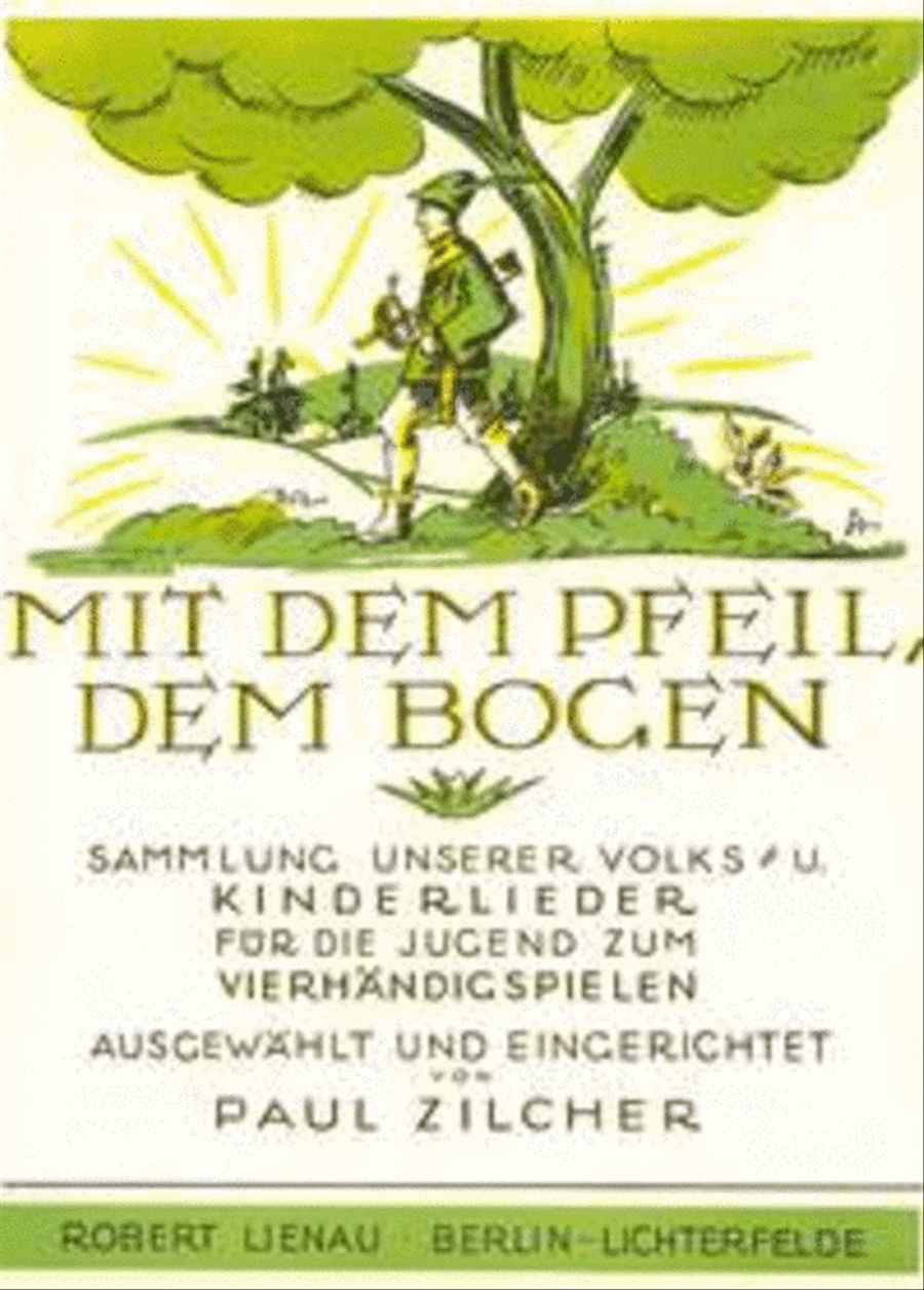 Mit dem Pfeil, dem Bogen Piano Duet scores gallery preview page 1
