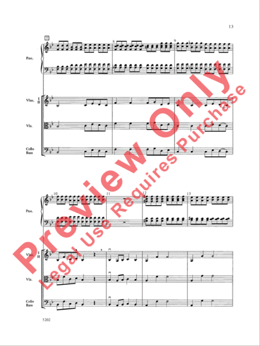 Carnival of the Animals Carnival of the Animals String Orchestra scores gallery preview page 14