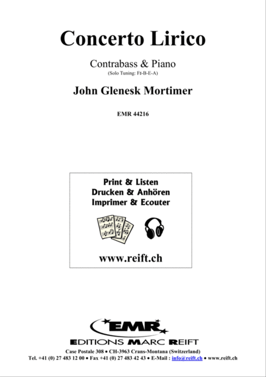Concerto Lirico Double Bass scores gallery preview page 2