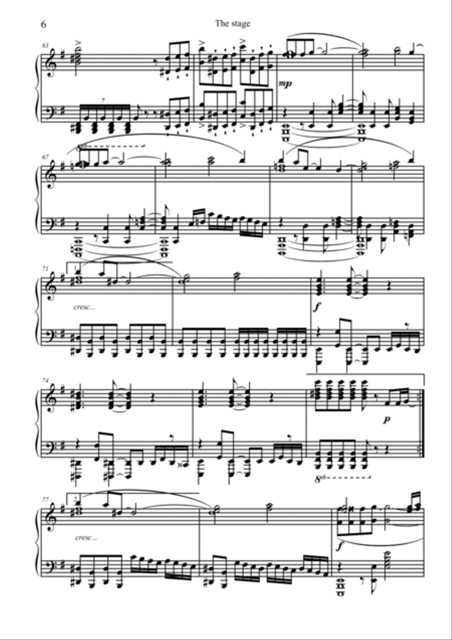 The Stage Piano Solo scores gallery preview page 6