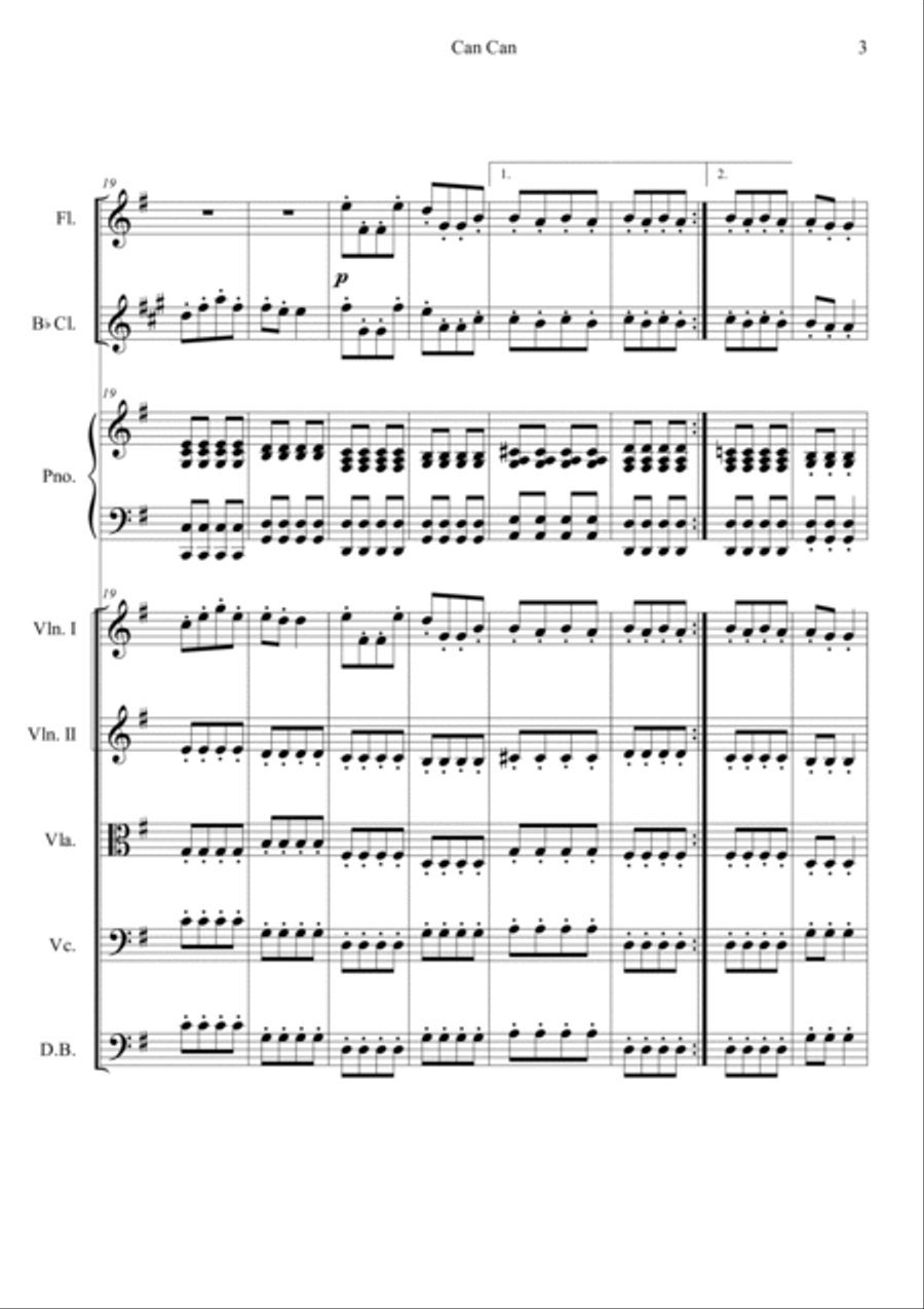 Can Can (from Orpheus in the Underworld) image number null