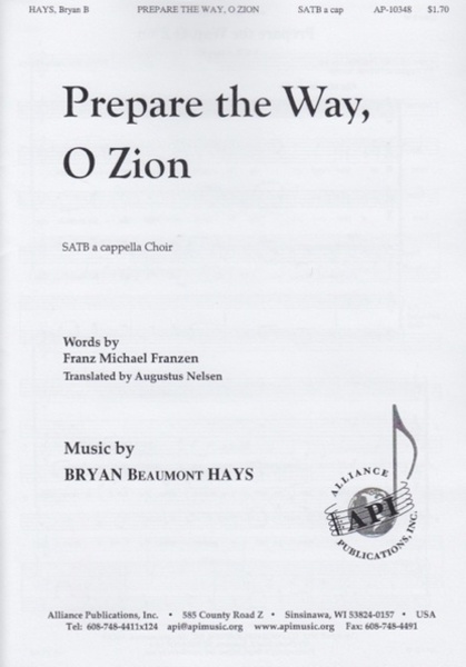 Prepare the Way, O Zion - SATB choir, a cappella