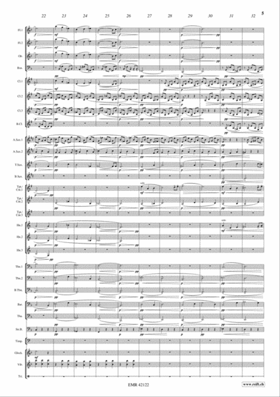 Le Cygne Concert Band scores gallery preview page 5