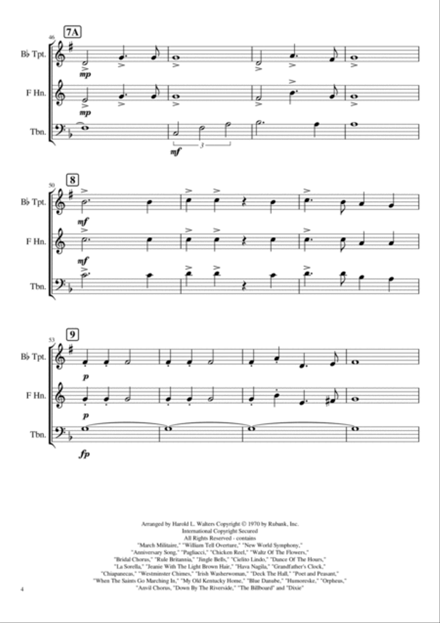 Instant Concert Brass Ensemble scores gallery preview page 4
