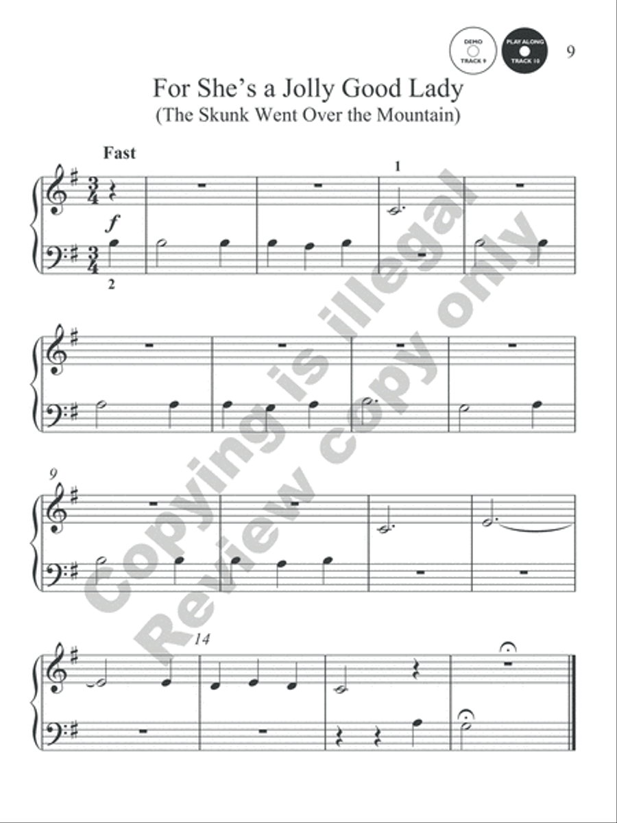 Mix and Match for Older Beginners: Performance Book: Primer and Level 1 Piano Method scores gallery preview page 21