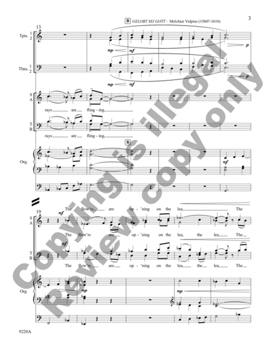 Easter Hymn (Brass Full Score)