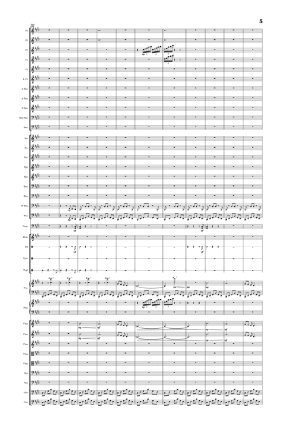 The Lost Theme Score String Orchestra scores gallery preview page 5
