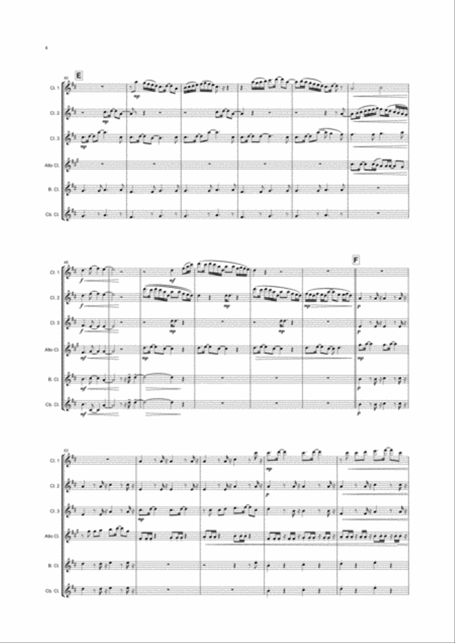 A Thousand Miles Woodwind Ensemble scores gallery preview page 4