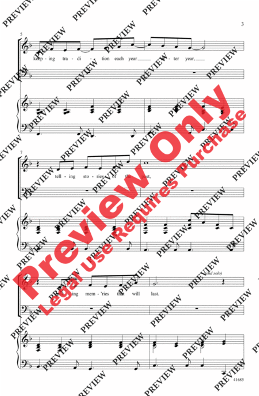 A Hanukkah Wish A Hanukkah Wish 4-Part scores gallery preview page 3