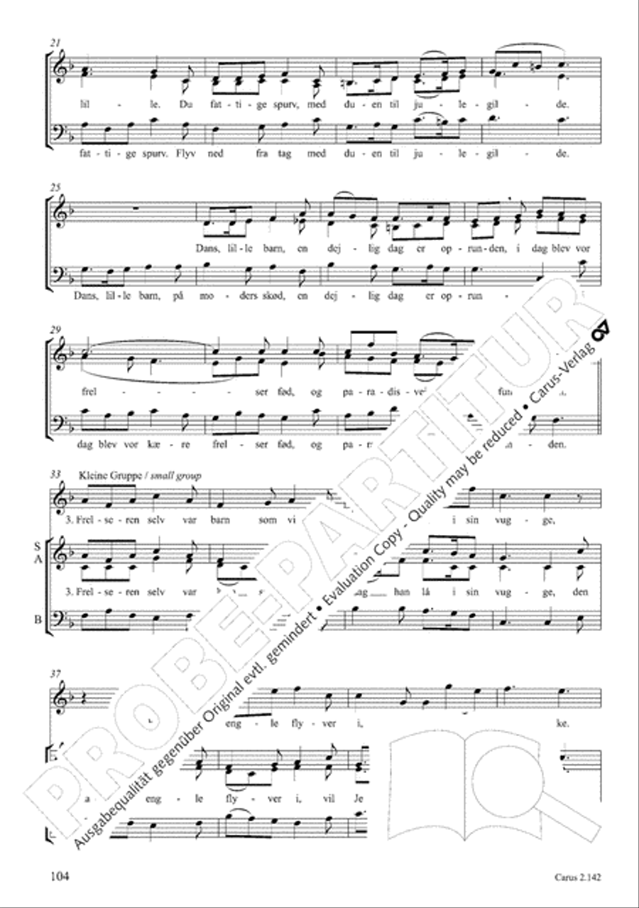 Christmas Carols of the World. Choral collection 4-Part scores gallery preview page 88
