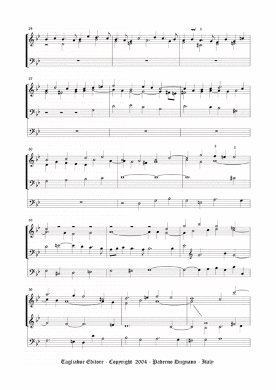 BUXTEHUDE - PRELUDE, Fugue, Allegro and Largo - BuxWV 149 - For Organ 3 staff Organ Solo scores gallery preview page 3