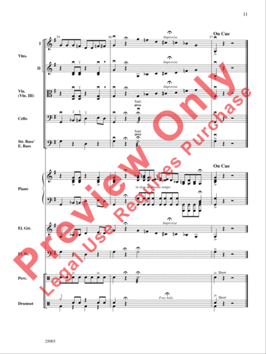 Wipe Out Wipe Out String Orchestra scores gallery preview page 13