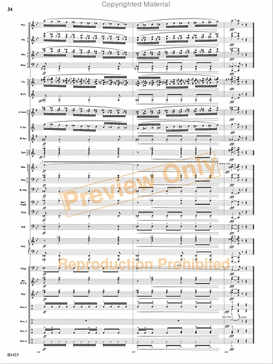 Dakota Fanfare Concert Band scores gallery preview page 65