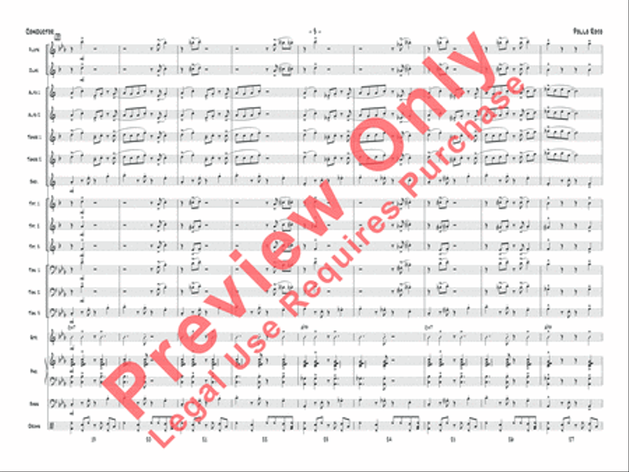 Pollo Rojo Pollo Rojo Jazz Ensemble scores gallery preview page 4